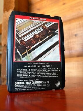1973 8-Track, The Beatles / 1962-1966 Part 2, "Red Album" by Apple Records